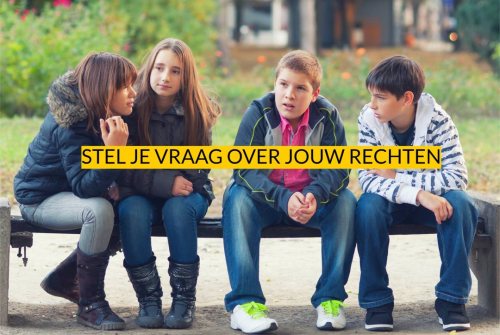 jongeren bankje