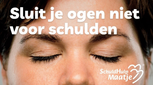 "Sluit je ogen niet voor schulden" campagne